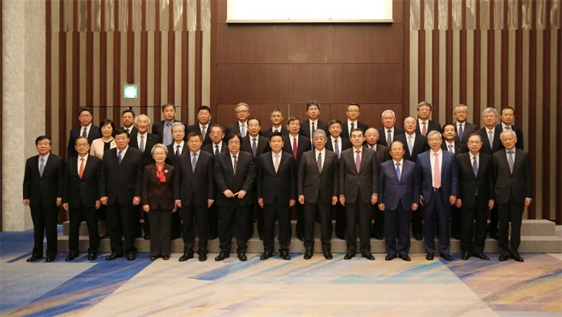 開幕式前中日主要與會嘉賓合影。主辦方供圖