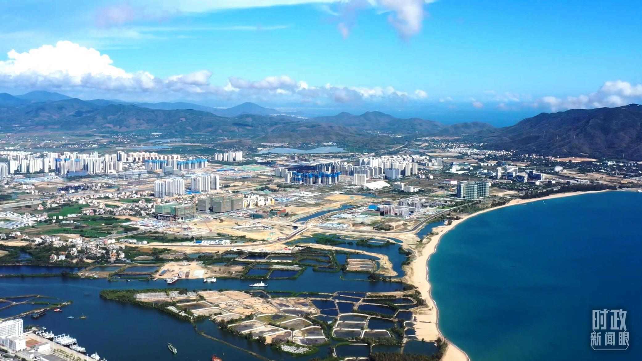 海南崖州灣科技城。（總臺(tái)記者張偉克拍攝）