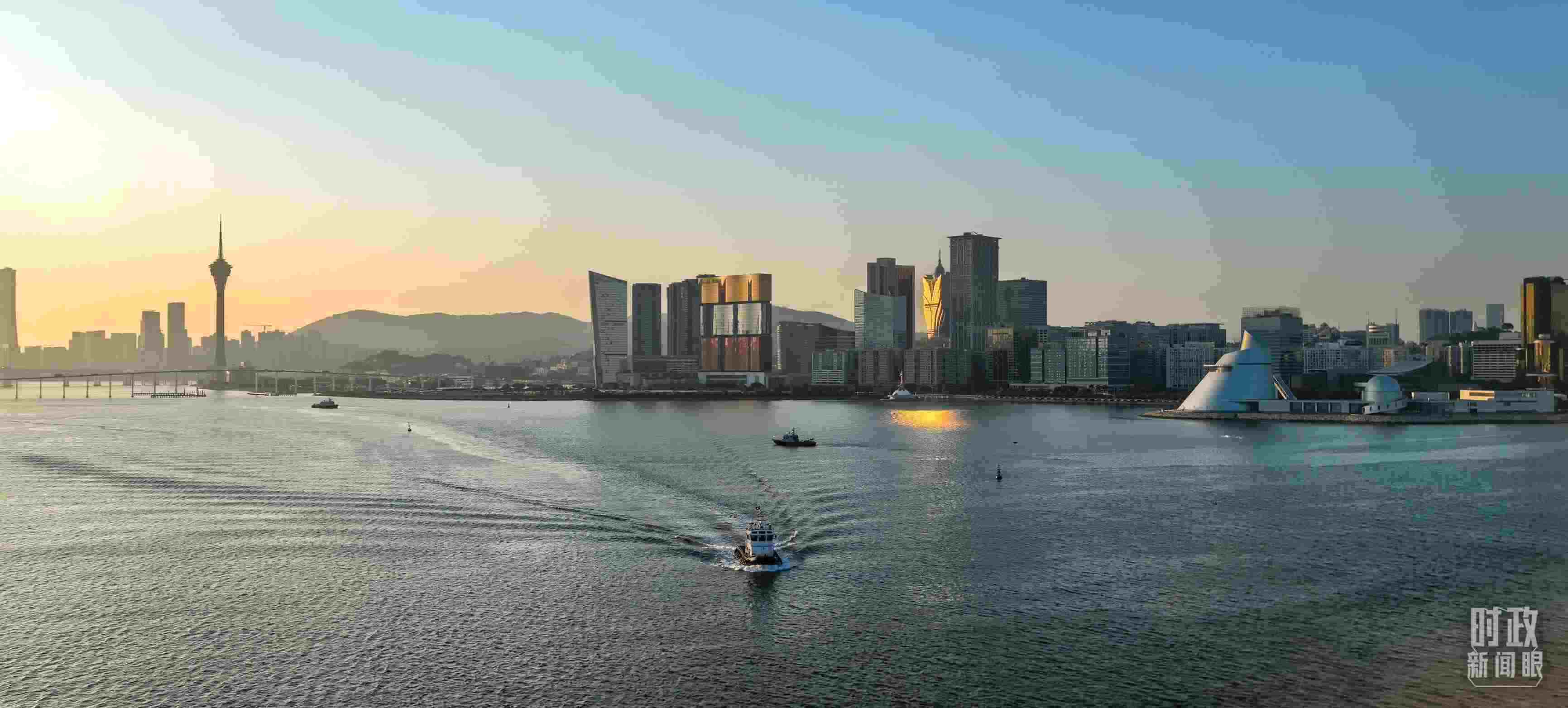 △澳門風(fēng)光。（總臺(tái)央視記者王子杭拍攝）