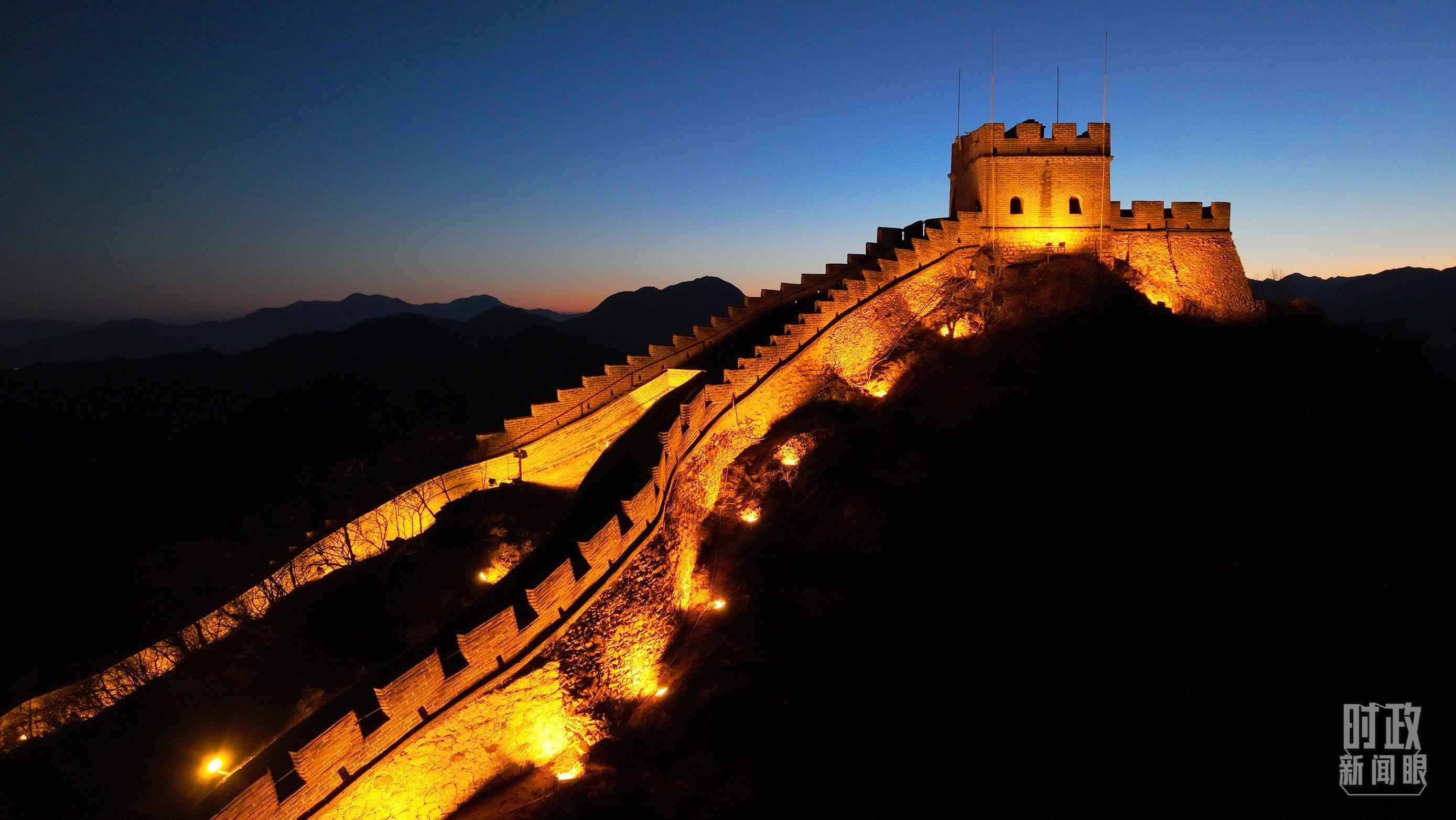 △北京居庸關(guān)長(zhǎng)城。（總臺(tái)央視記者范凱拍攝）