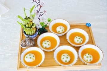 參賽作品“白雪尋蓮”。主辦方供圖