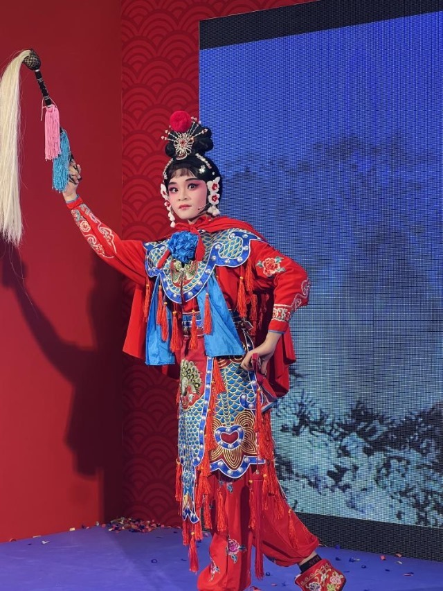 來自中國和新加坡的藝術(shù)團(tuán)體聯(lián)袂表演了歌舞、器樂、武術(shù)、雜技等多種形式的文藝節(jié)目?；顒又鬓k方供圖