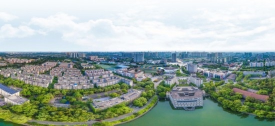 成都理工大學全景航拍圖。成都理工大學供圖