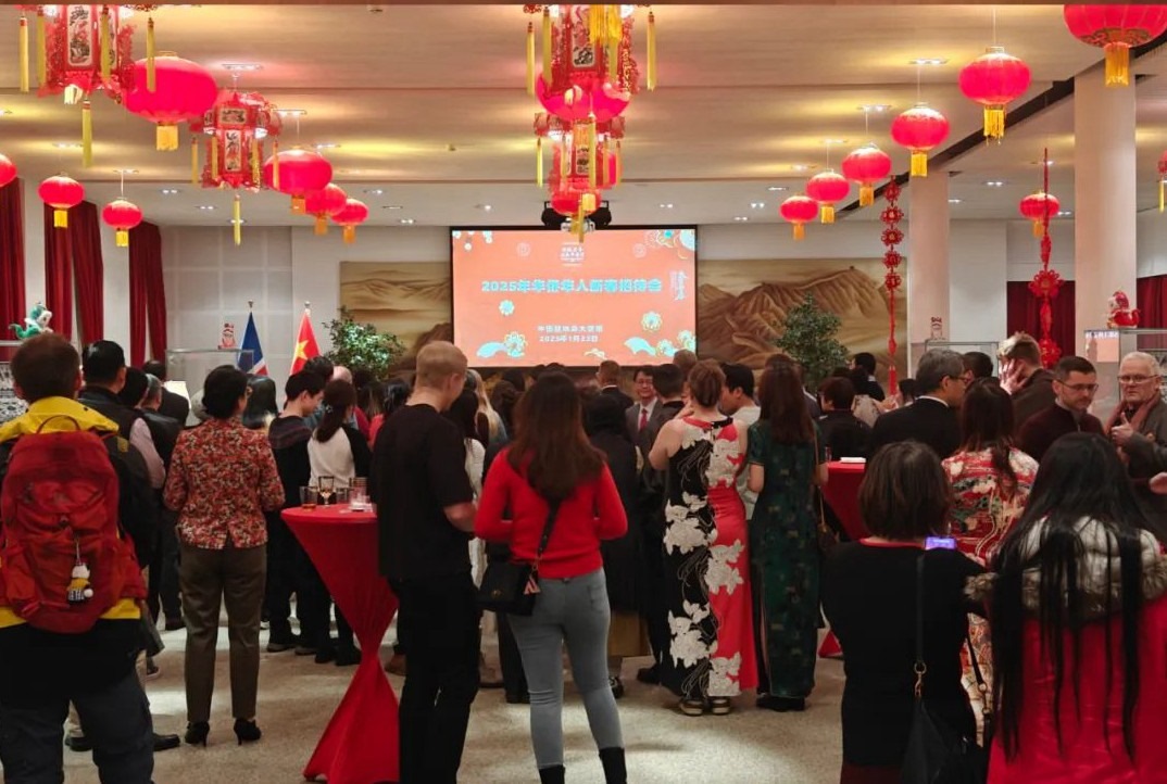 新春招待會現(xiàn)場。中國駐冰島大使館供圖