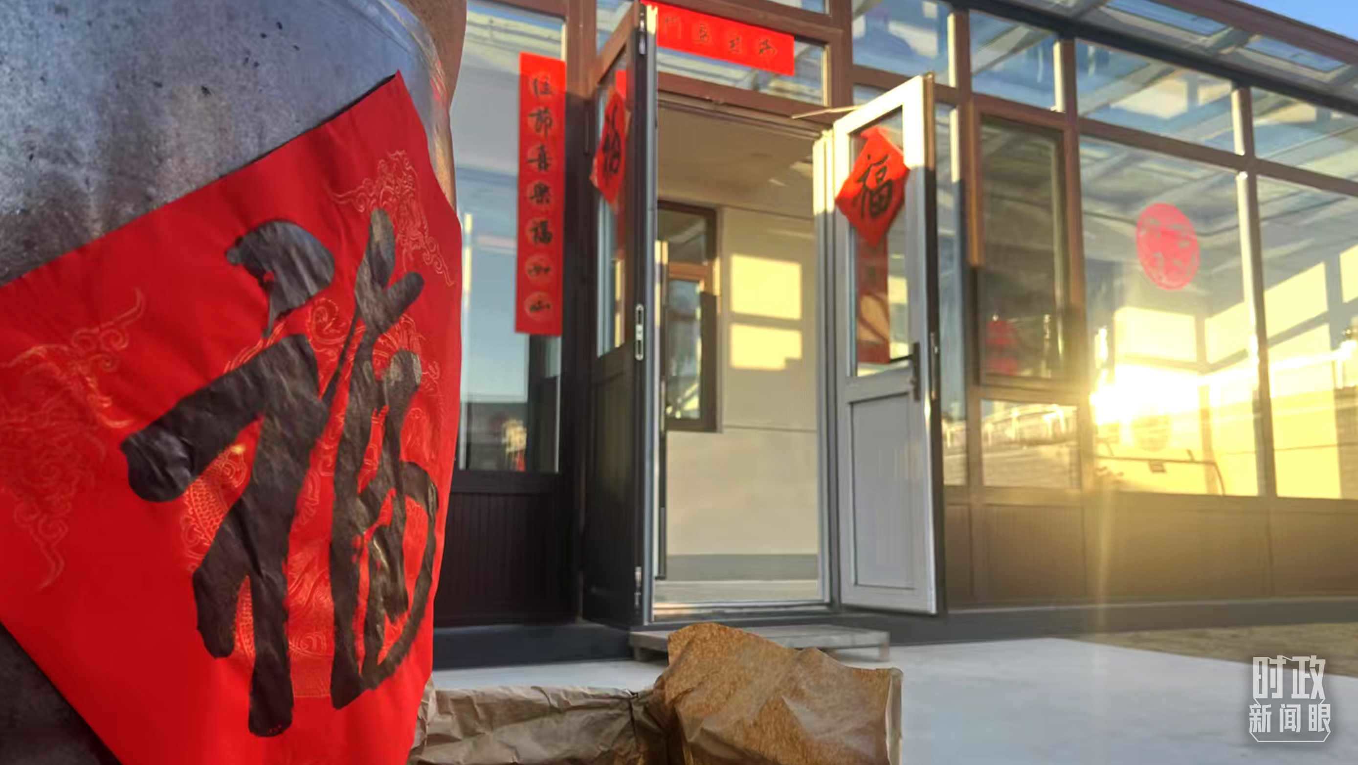 祝家溝村新居。（總臺(tái)央視記者李煒拍攝）