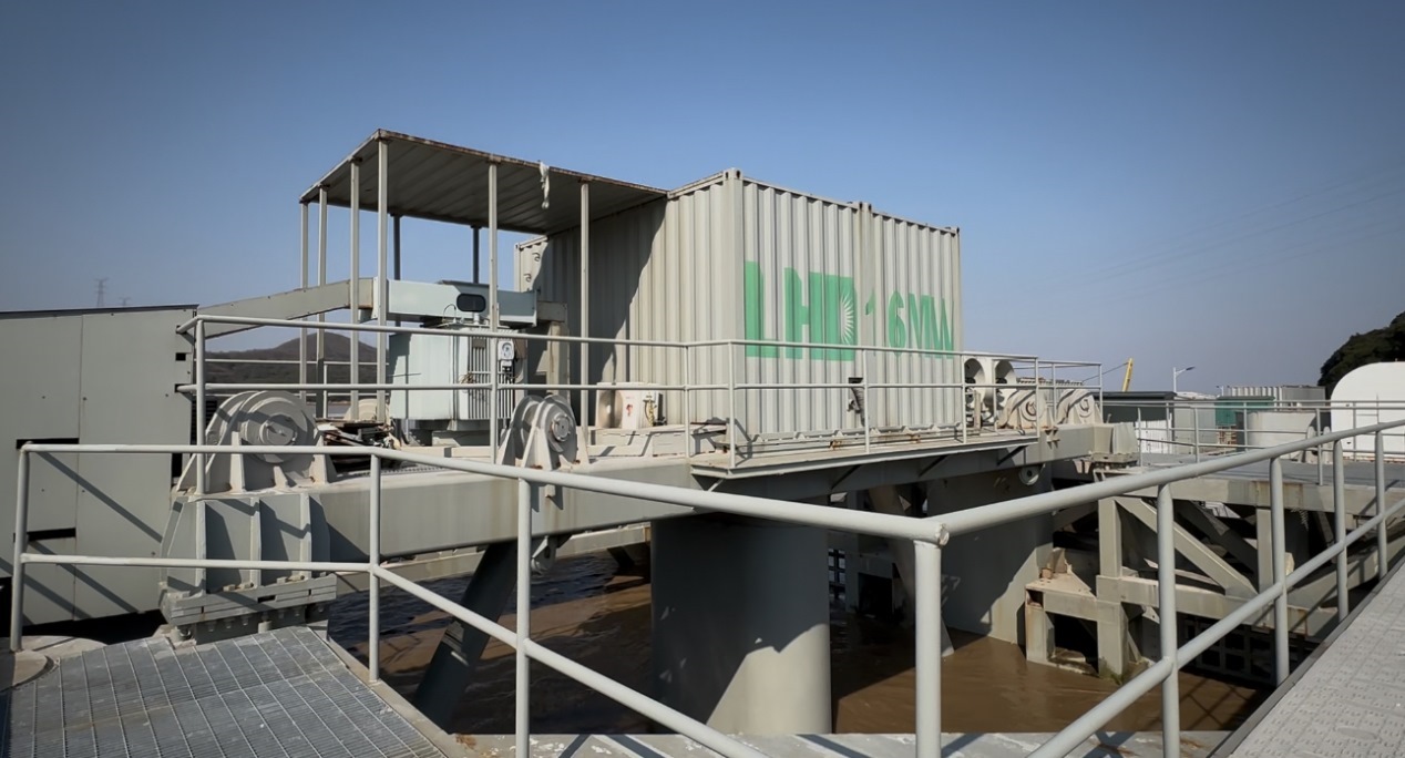 LHD潮流能發(fā)電站。人民網(wǎng)記者 王紹紹攝