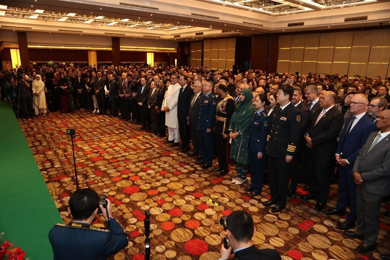 招待會現(xiàn)場。巴基斯坦駐華大使館供圖