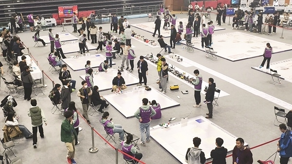 比賽現(xiàn)場(chǎng)。北京建筑大學(xué)供圖