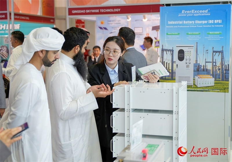 展會(huì)現(xiàn)場(chǎng)。人民網(wǎng) 塔里克·易卜拉欣攝