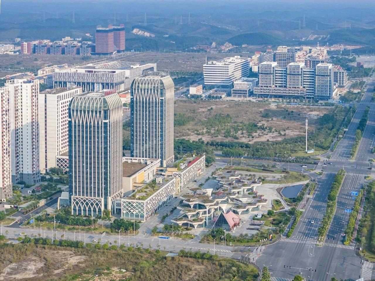 2023年11月，廣西欽州，航拍中國—馬來西亞欽州產業(yè)園區(qū)。