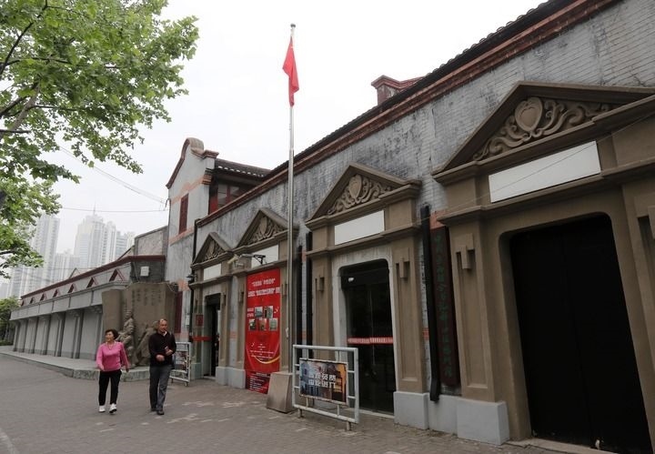 這是2018年5月1日拍攝的中國勞動組合書記部舊址陳列館外景。新華社記者 劉穎 攝