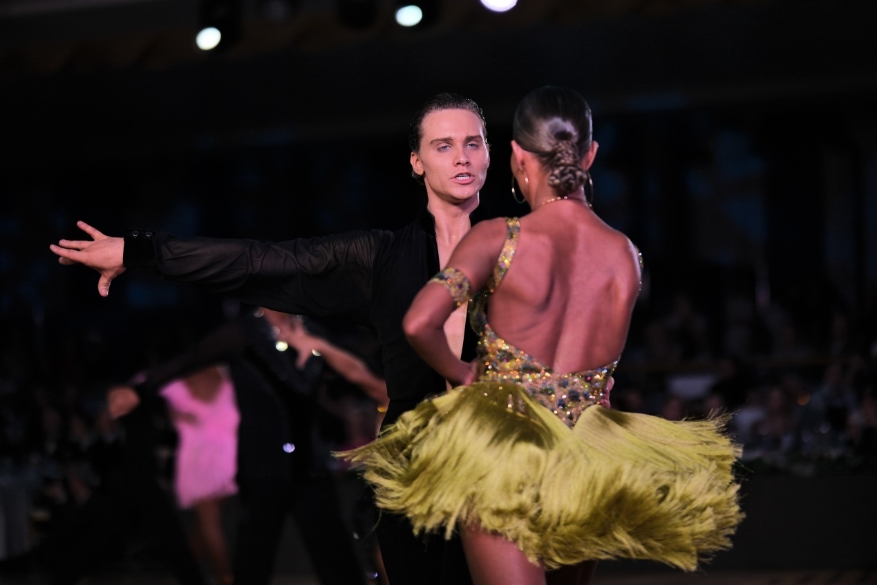 第七屆“克里姆林宮杯”國標舞錦標賽現(xiàn)場。于子恒攝