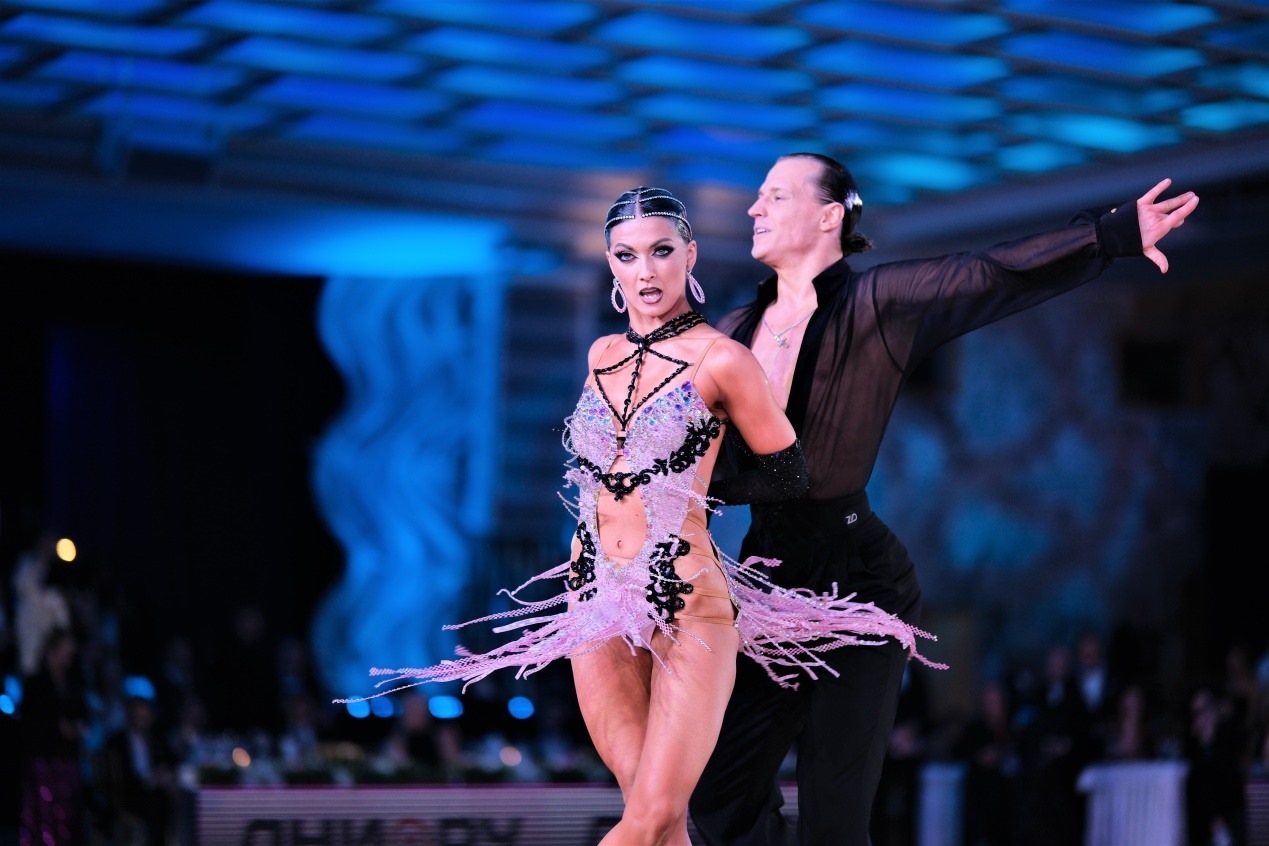 第七屆“克里姆林宮杯”國標舞錦標賽現(xiàn)場。于子恒攝