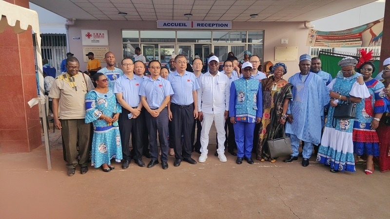 活動現(xiàn)場。醫(yī)療隊(duì)供圖