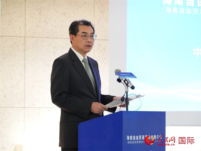 中國(guó)駐日本大使吳江浩致辭。人民網(wǎng) 許可攝