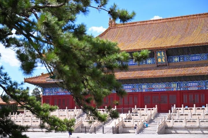 2023年7月8日拍攝的太廟享殿（也稱前殿）。
